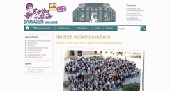 Desktop Screenshot of gymnasium-babelsberg.de