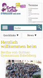 Mobile Screenshot of gymnasium-babelsberg.de